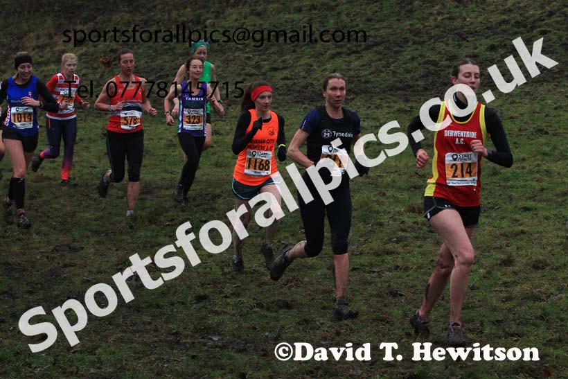 Senior womens 2022 North Eastern Harrier League, Thornley Farm, Peterlee, County Durham. Photo: David T. Hewitson/Sports for All Pics